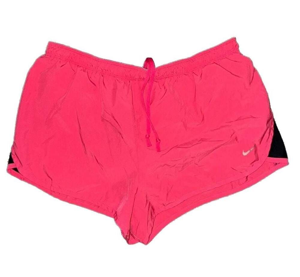 Nike Dri-FIT Women's Hot Pink Athletic Running Shorts with Side Panels